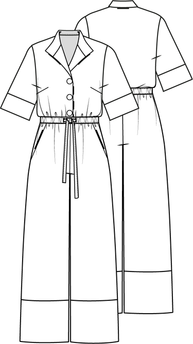 Knipmode 0423 - 08 - Jumpsuit - Model