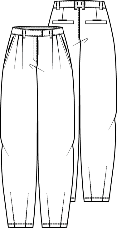 Knipmode 0523 - 02 - Broek 3