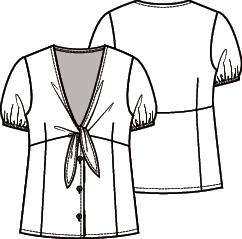 Knipmode 2006-22 blouse