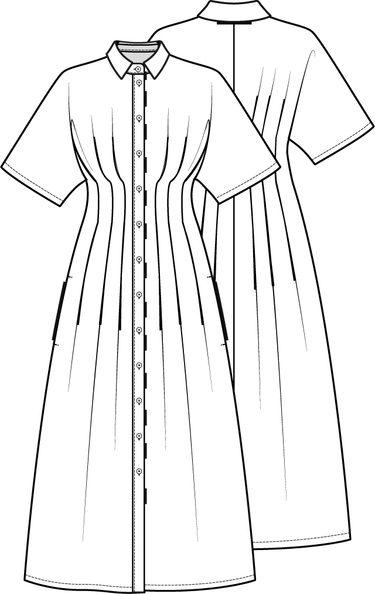 Knipmode 0623 - 04 - Jurk model