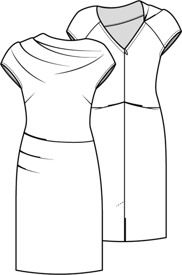 Knipmode 0623 - 06 - Jurk model