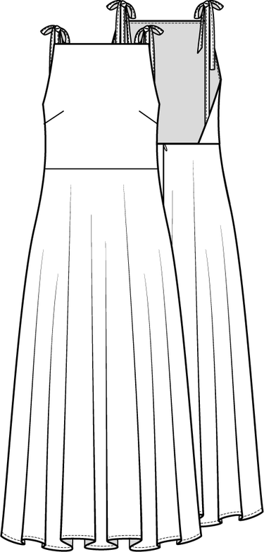 Knipmode 2307 - 08 - Jurk model