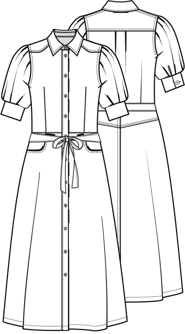 Knipmode 2307 - 11 - Jurk model
