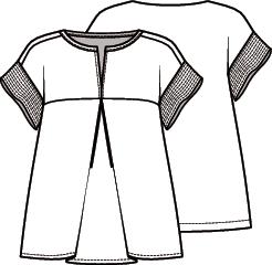 Knipmode 2108-22 top