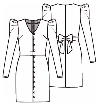 Knipmode 2003-02 jurk