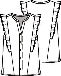 Knipmode 2004-20 blouse
