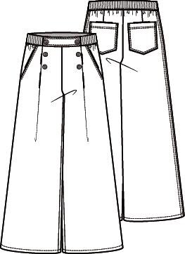 Knipmode 2004-25 culotte