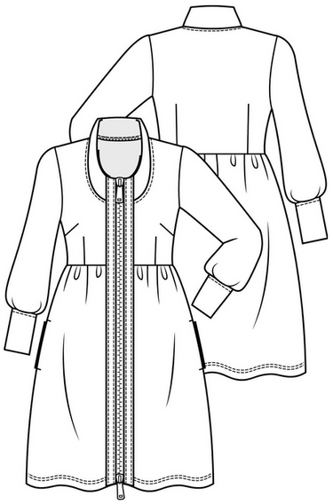 Knipmode 1908-05 vest
