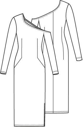 Knipmode 2411-10 jurk + top
