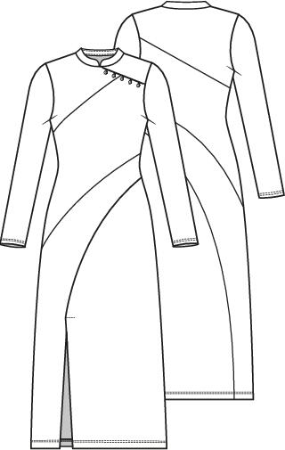 Knipmode 2510-11 jurk