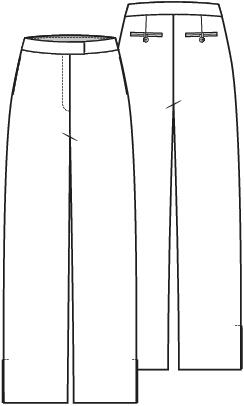 Knipmode 2601-12 broek