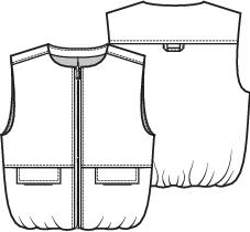 Knipmode 2504-12 gilet