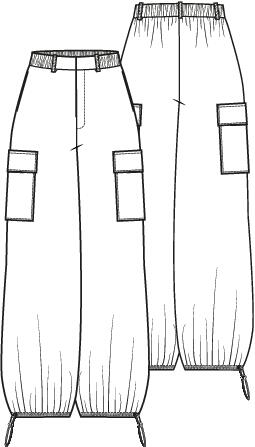Knipmode 2509-13 broek
