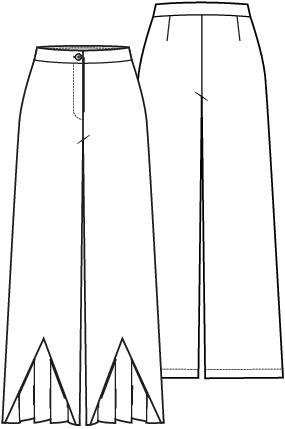 Knipmode 2511-14 broek