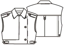 Knipmode 2606-17 gilet