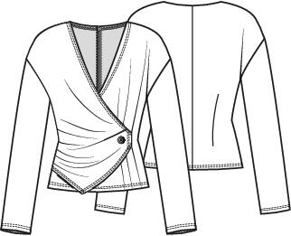 Knipmode 2513-18 top