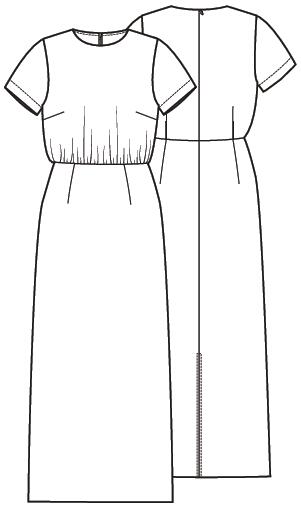 Knipmode 2604-18 jurk