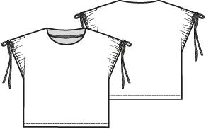 Knipmode 2505-19 top