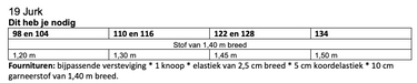 Knipmode 25SP2-19 jurk