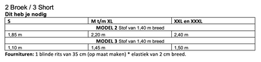 Knipmode 2607-02 broek