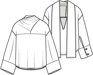 Knipmode 2411-02 top