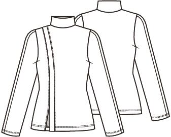 Knipmode 2603-21 top