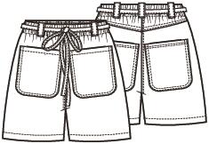 Knipmode 2604-22 short