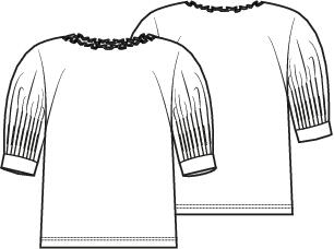 Knipmode 2509-22 top