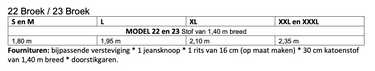 Knipmode 2504-23 broek
