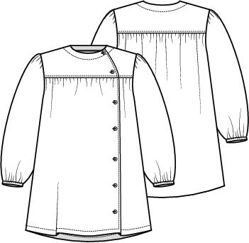 Knipmode 2411-24 jurk