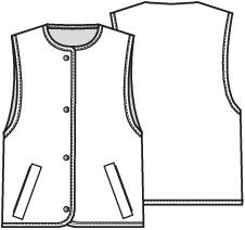 Knipmode 2513-26 gilet