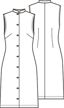 Knipmode 2602-26 jurk
