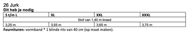 Knipmode 2607-26 jurk
