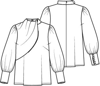 Knipmode 2511-03 top