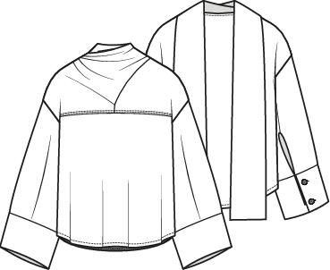 Knipmode 2411-03 top