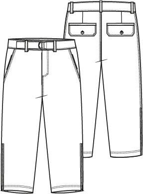Knipmode 2411-31 broek