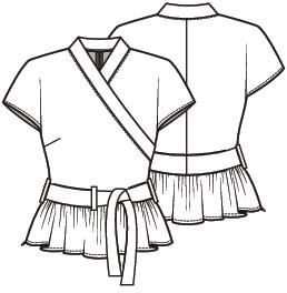 Knipmode 2603-04 top