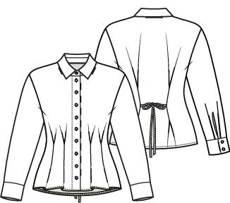 Knipmode 2411-04 blouse