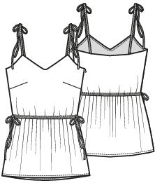 Knipmode 2507-04 top