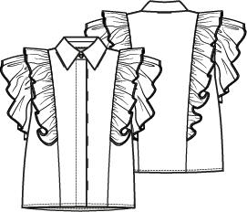 Knipmode 2411-05 blouse