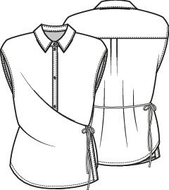 Knipmode 2506-05 blouse