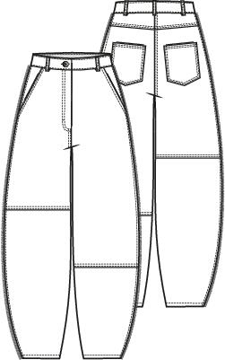 Knipmode 2512-06 broek