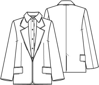 Knipmode 2511-07 blazer