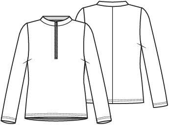 Knipmode 2513-07 top