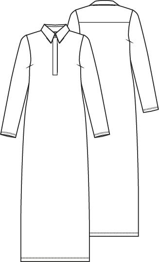 Knipmode 2512-08 jurk