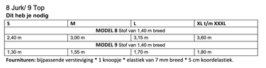 Knipmode 2509-09 top