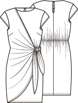 Knipmode 2604-09 jurk
