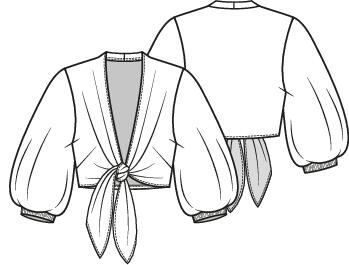 Knipmode 2508-09 top