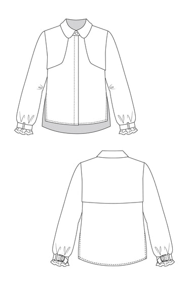 Named Clothing Helmi - blouse + tuniekjurk pdf-patroon