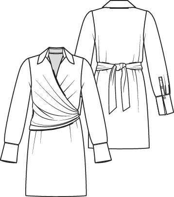 Knipmode 2312-09 jurk en blouse